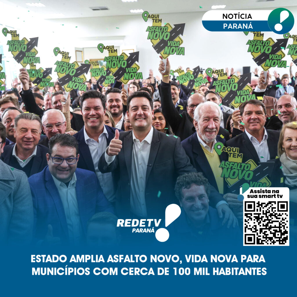 ESTADO AMPLIA ASFALTO NOVO, VIDA NOVA PARA MUNICÍPIOS COM CERCA DE 100 MIL HABITANTES