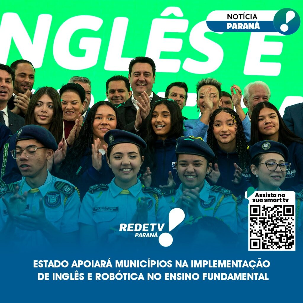 ESTADO APOIARÁ MUNICÍPIOS NA IMPLEMENTAÇÃO DE INGLÊS E ROBÓTICA NO ENSINO FUNDAMENTAL.
